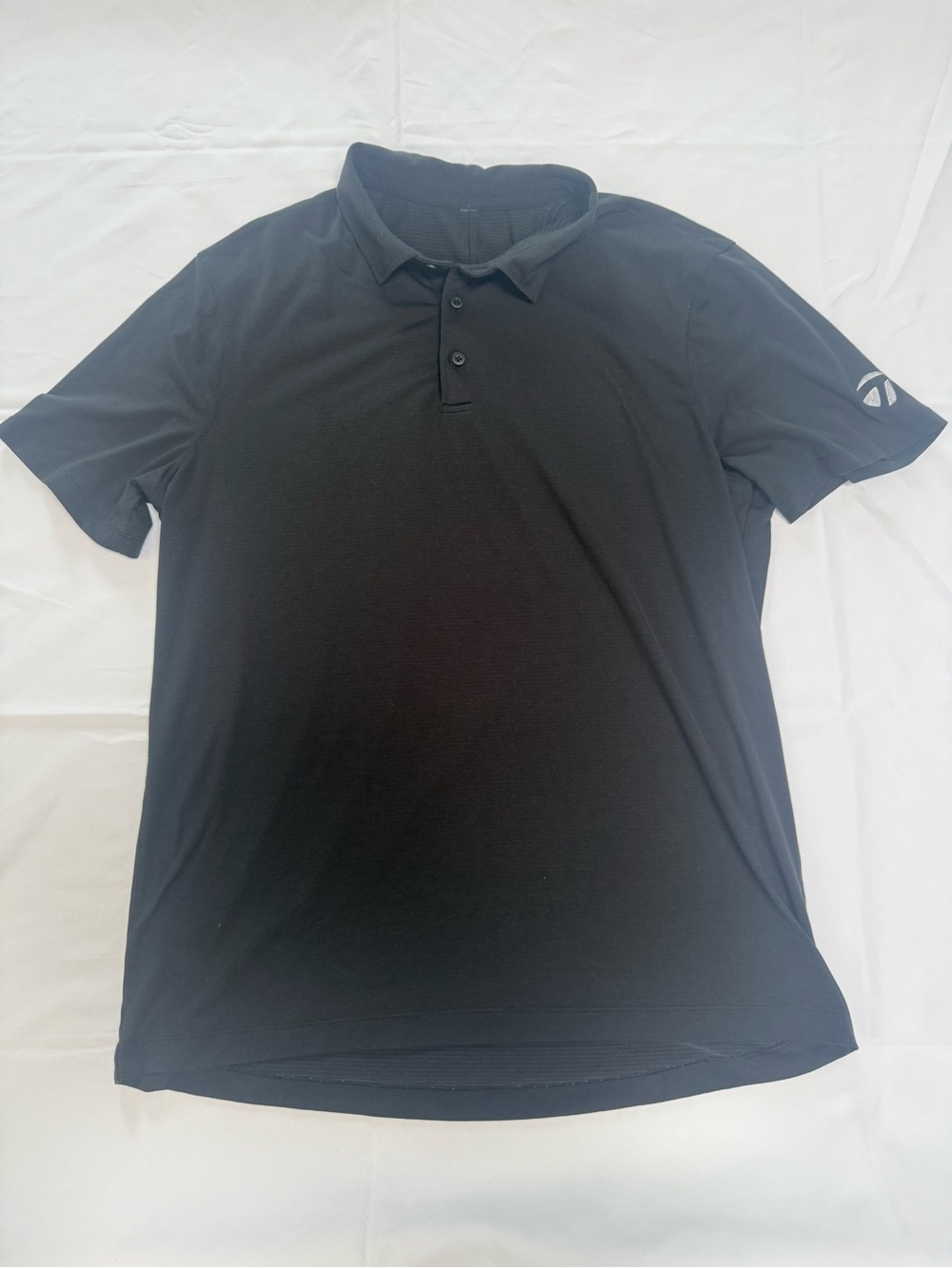 lululemon athletica Black Men's Short Sleeve Taylormade Polo - L